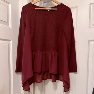 UMGEE burgundy blouse